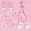 Pack of Baby Girl Shoe Napkins